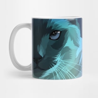 Cute cat in colorful Mug